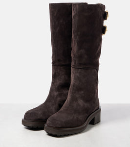 Jimmy Choo Brooklyn Kb 50 suede knee-high boots