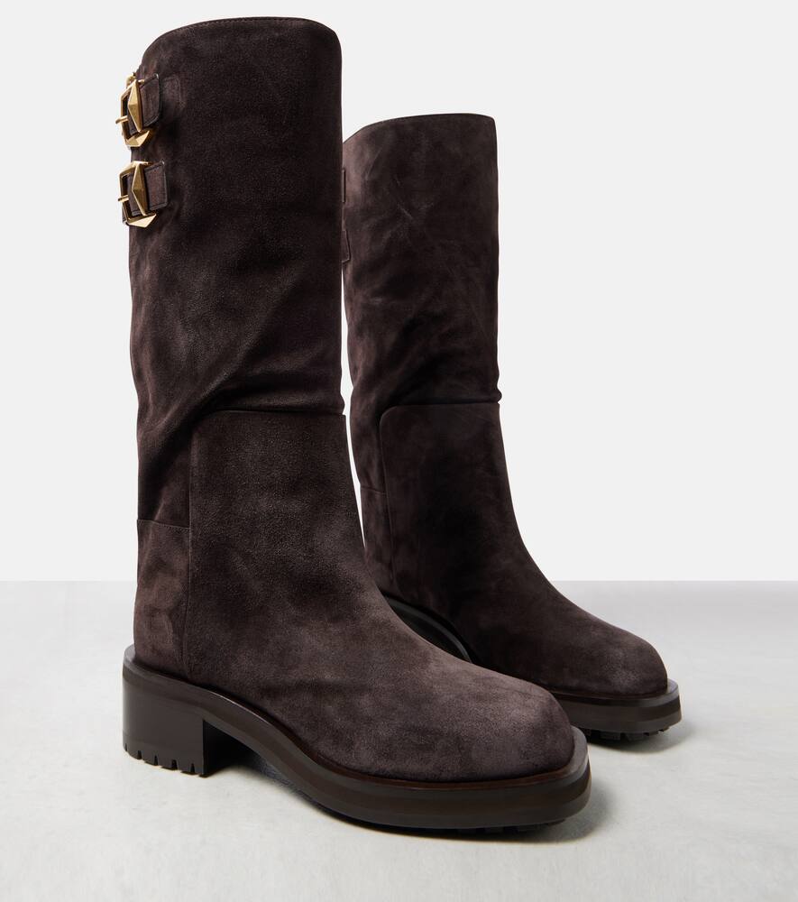 Jimmy Choo Brooklyn Kb 50 suede knee-high boots
