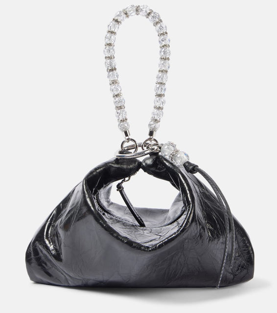 Jimmy Choo Callie Small leather clutch. Shop Jimmy Choo Clutches for women now.