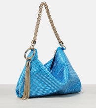Jimmy Choo Callie crystal-embellished pouch