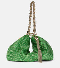 Jimmy Choo Callie crystal-embellished pouch