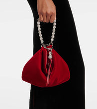 Jimmy Choo Callie velvet clutch