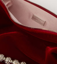 Jimmy Choo Callie velvet clutch