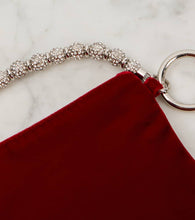 Jimmy Choo Callie velvet clutch