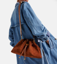 Jimmy Choo Cinch M suede bucket bag