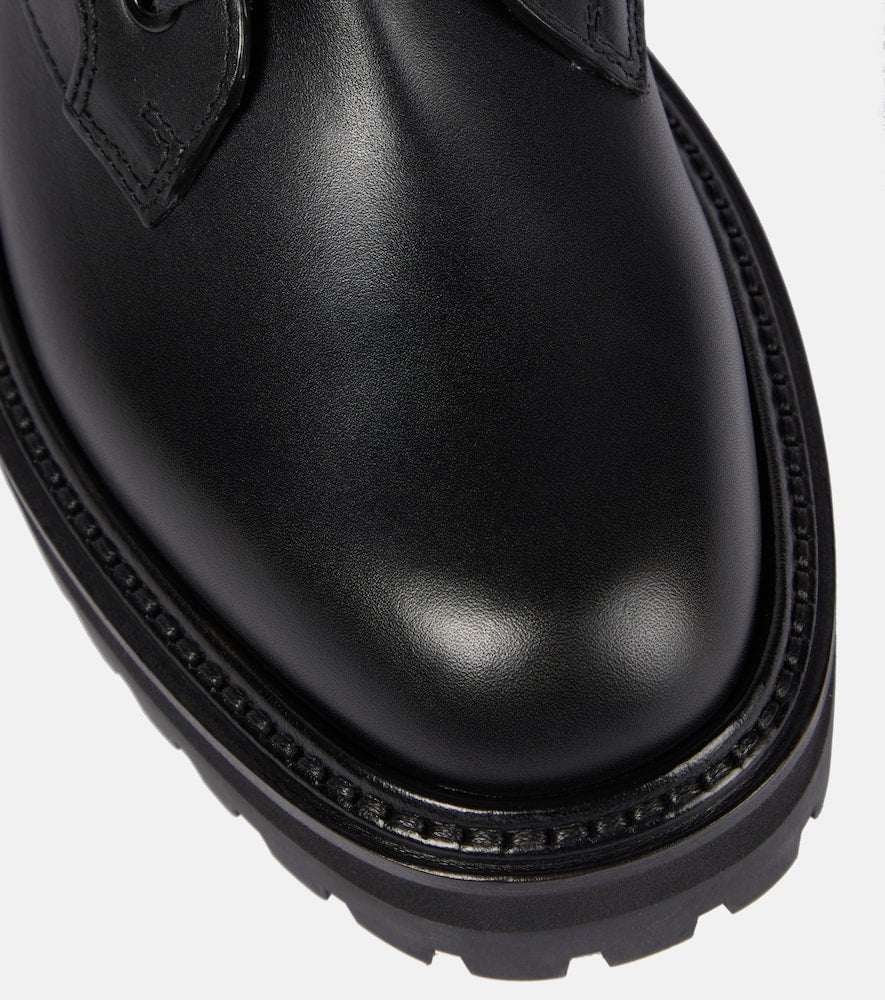 Jimmy Choo Cora leather combat boots