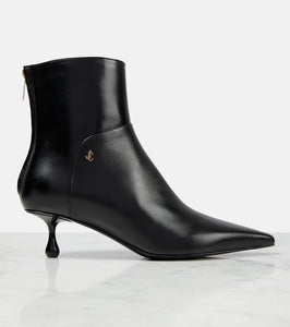 Jimmy Choo Cycas 50 leather ankle boots