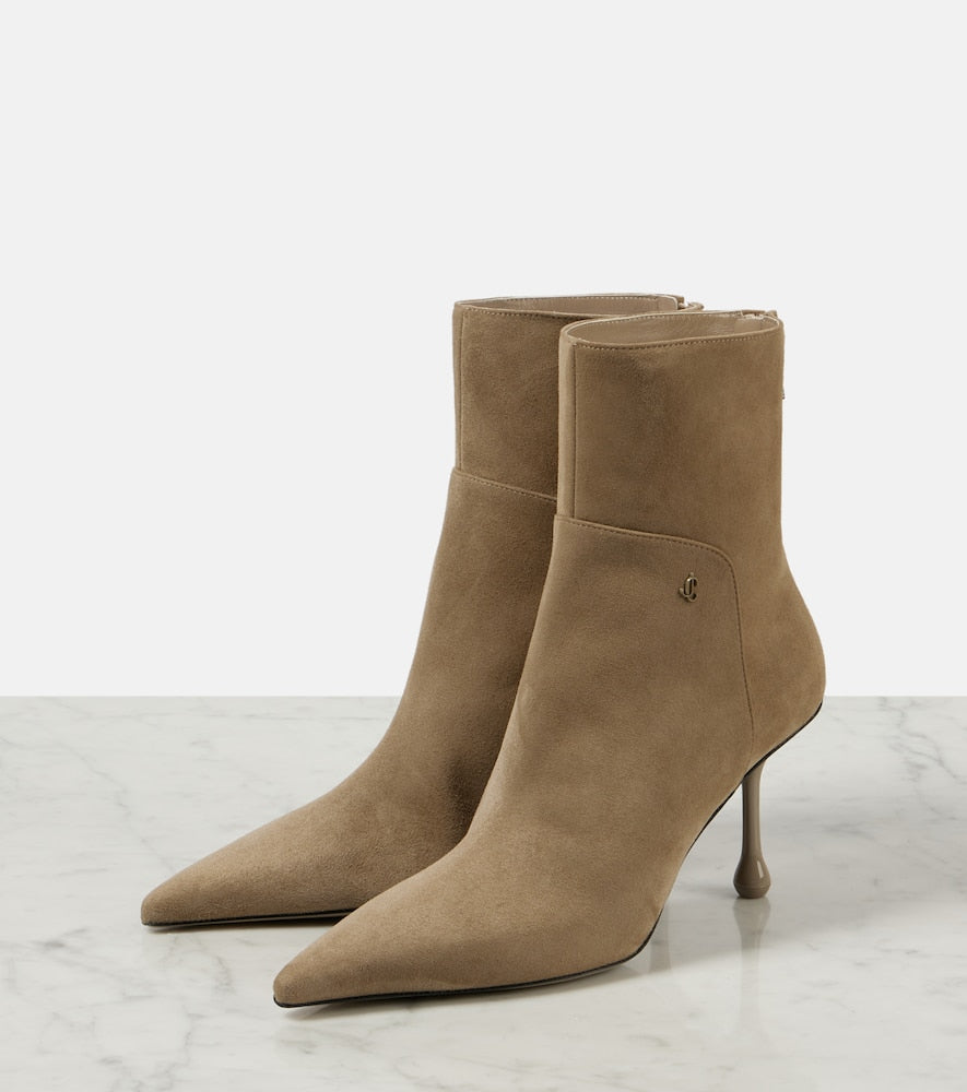 Jimmy Choo Cycas 80 suede ankle boots