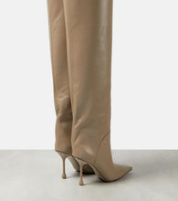 Jimmy Choo Cycas 95 leather over-the-knee boots