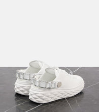 Jimmy Choo Diamond Maxi glitter leather sneakers