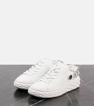 Jimmy Choo Diamond Maxi glitter leather sneakers