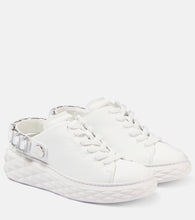 Jimmy Choo Diamond Maxi glitter leather sneakers
