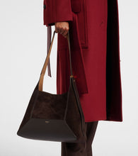 Jimmy Choo Diamond Medium suede and leather tote bag