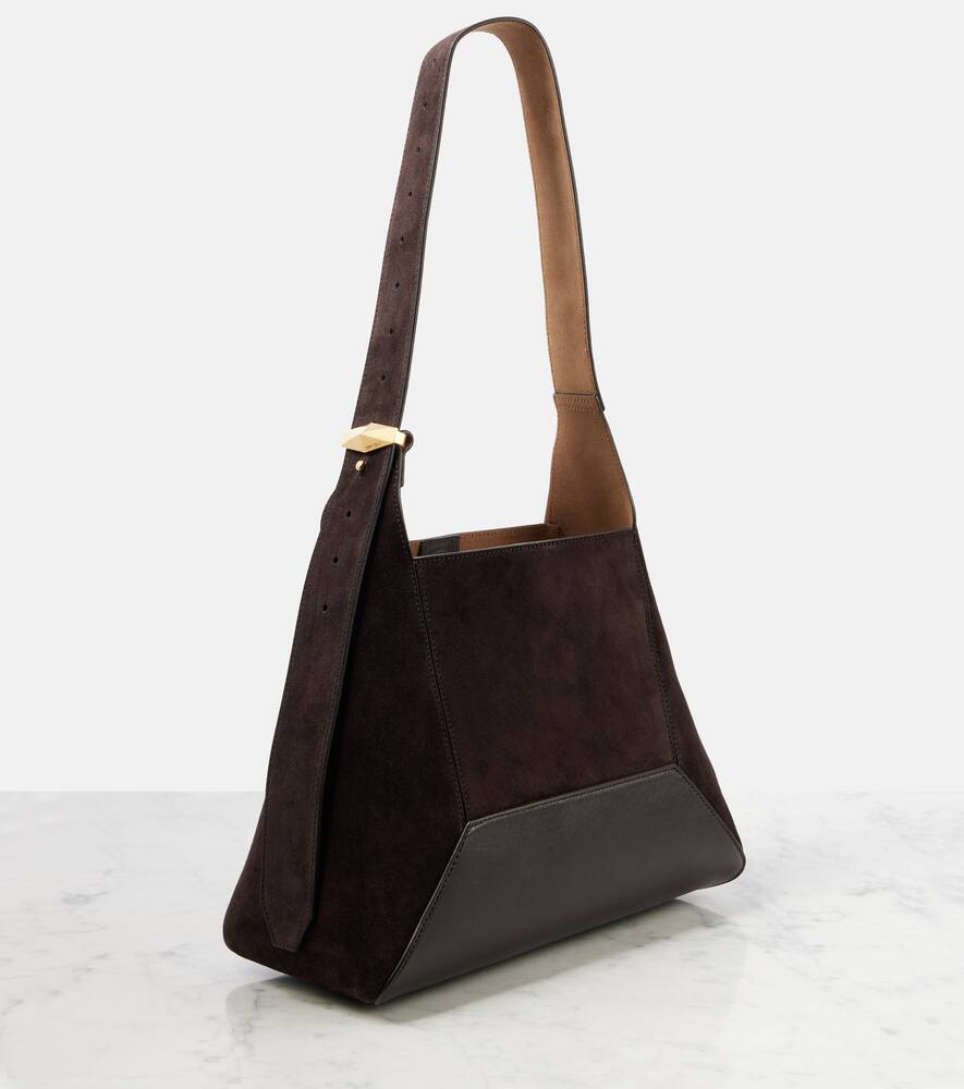 Jimmy Choo Diamond Medium suede and leather tote bag