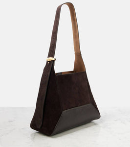 Jimmy Choo Diamond Medium suede and leather tote bag