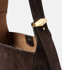 Jimmy Choo Diamond Medium suede and leather tote bag