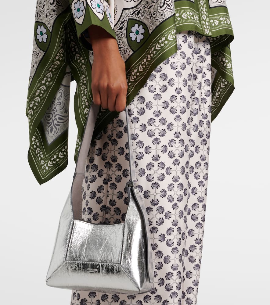 Jimmy Choo Diamond Small embellished leather shoulder bag