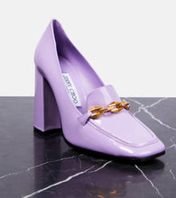 Jimmy Choo Diamond Tilda 100 patent leather pumps