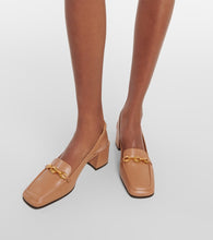 Jimmy Choo Diamond Tilda 45 leather slingback pumps