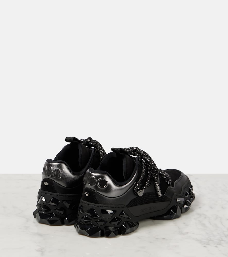 Jimmy Choo Diamond X II F leather sneakers