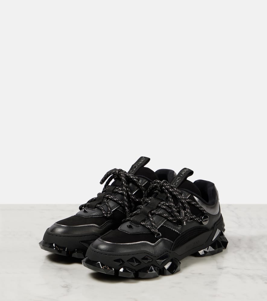 Jimmy Choo Diamond X II F leather sneakers