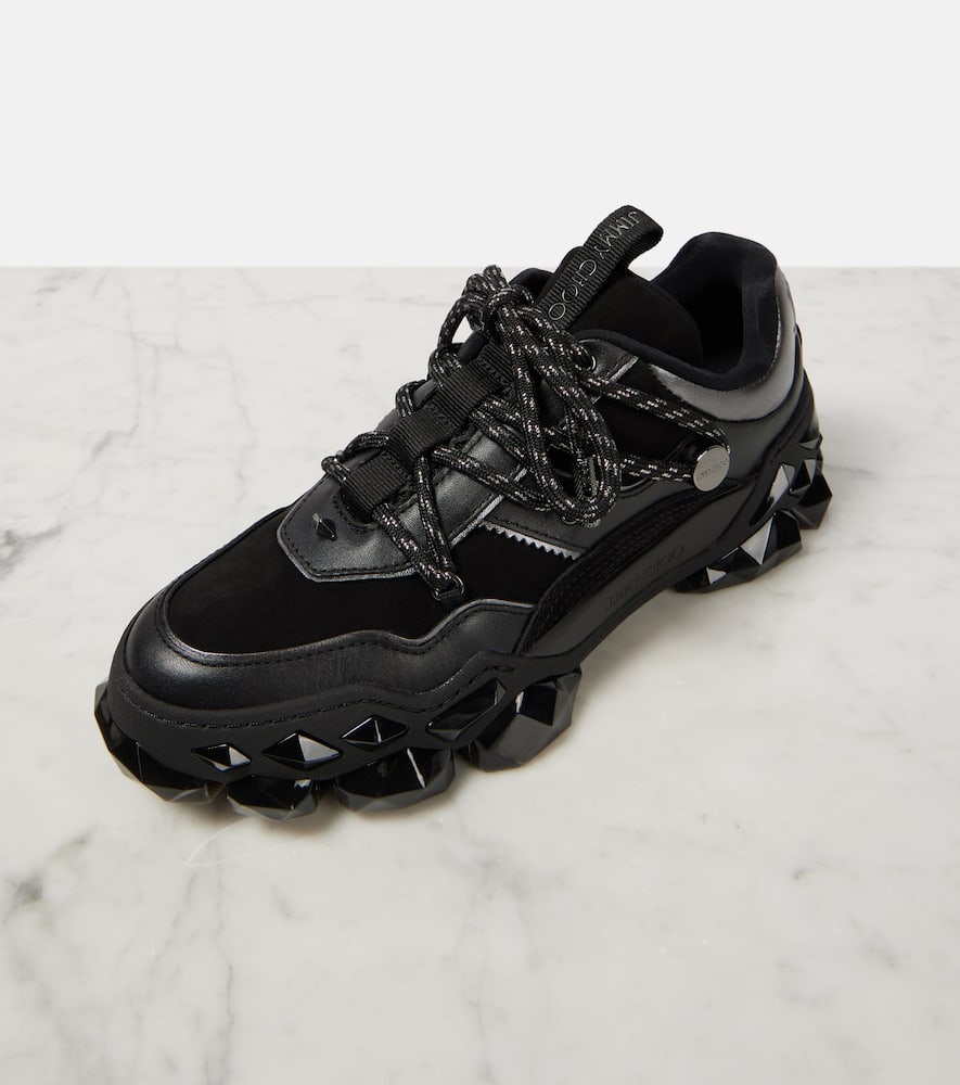 Jimmy Choo Diamond X II F leather sneakers