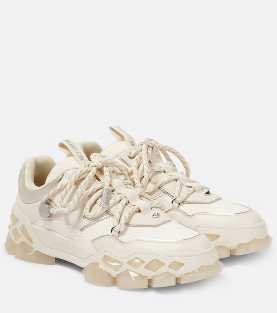Jimmy Choo Diamond X II F leather sneakers