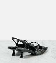 Jimmy Choo Didi 45 sequined slingback pumps
