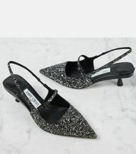 Jimmy Choo Didi 45 sequined slingback pumps