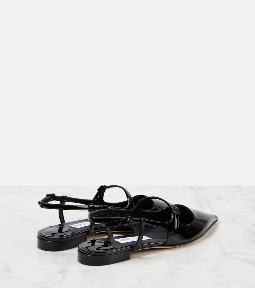 Jimmy Choo Didi patent leather Mary Jane flats