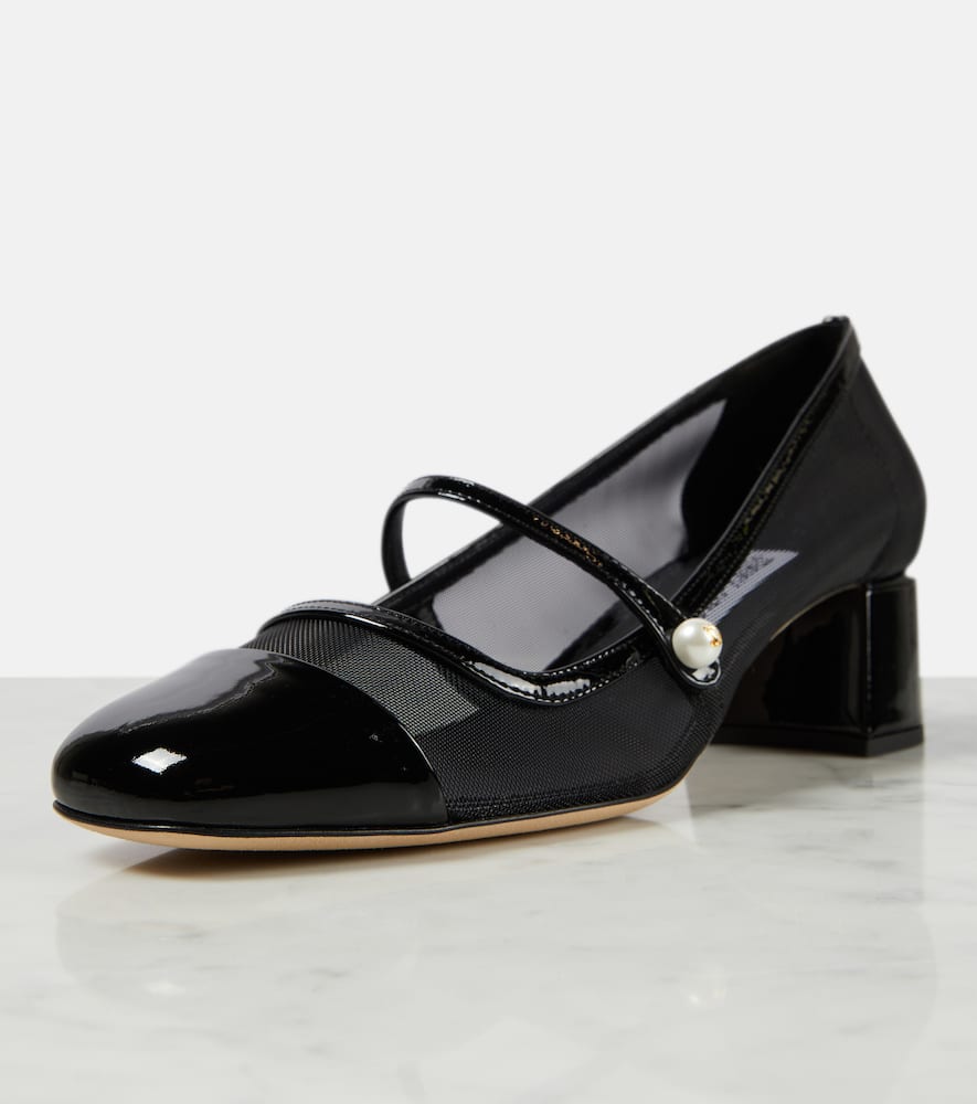 Jimmy Choo Elisa 45 mesh Mary Jane pumps