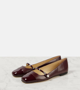 Jimmy Choo Elisa leather Mary Jane flats