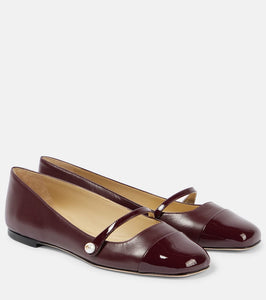 Jimmy Choo Elisa leather Mary Jane flats