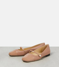Jimmy Choo Elisa leather ballet flats