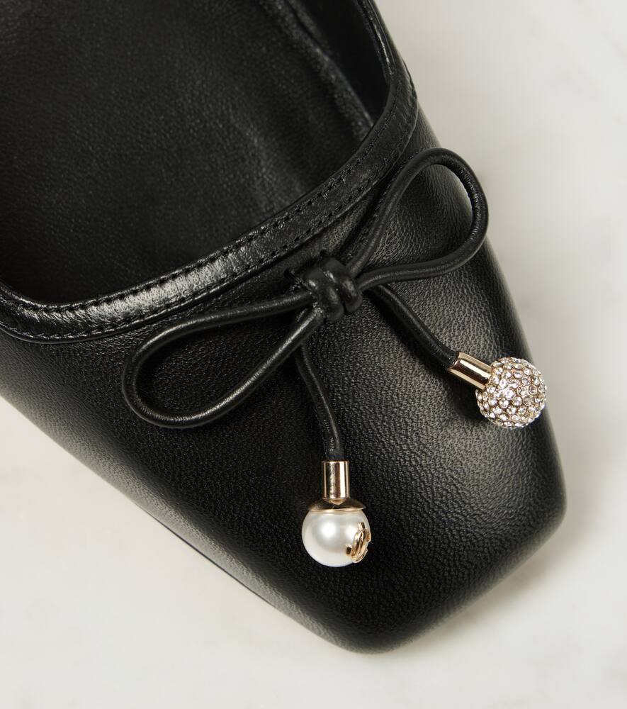 Jimmy Choo Elme 45 embellished leather pumps