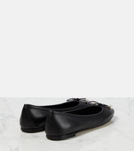 Jimmy Choo Elme embellished leather ballet flats