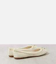 Jimmy Choo Elme embellished satin ballet flats
