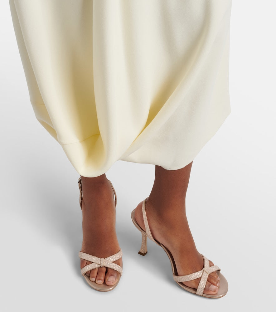Jimmy Choo Elsy 90 glitter slingback sandals