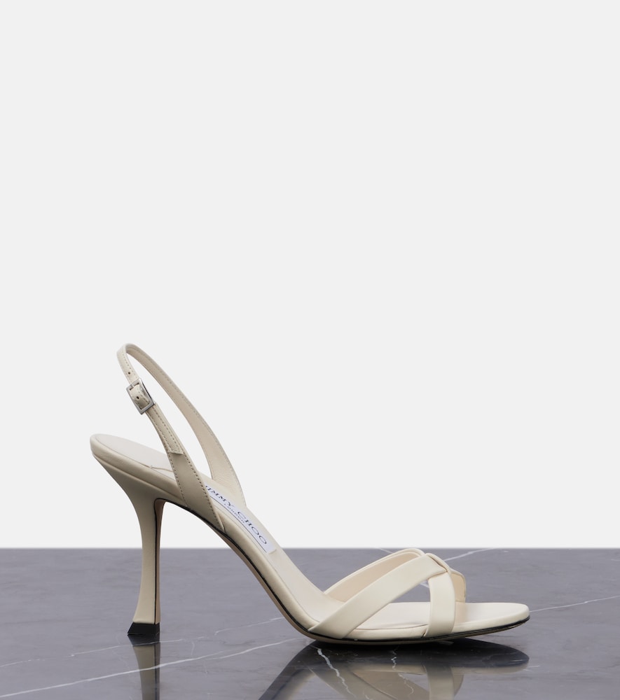 Jimmy Choo Elsy 90 leather sandals