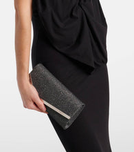 Jimmy Choo Emmie metallic clutch