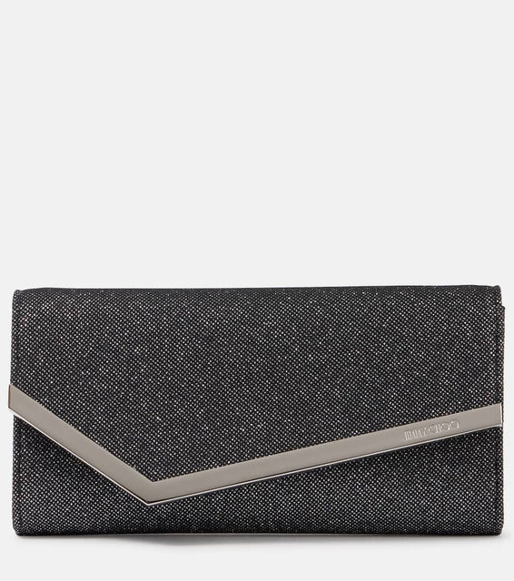 Jimmy Choo Emmie metallic clutch. Shop Jimmy Choo Clutches for women now.