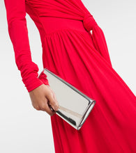 Jimmy Choo Emmie mirrored clutch