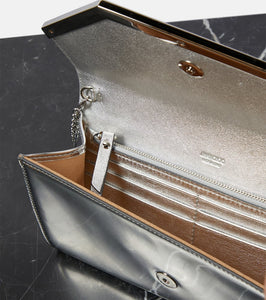 Jimmy Choo Emmie mirrored clutch