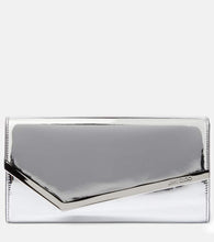 Jimmy Choo Emmie mirrored clutch. Shop Jimmy Choo Clutches for women now.