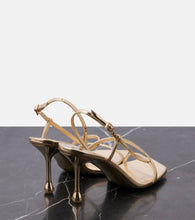 Jimmy Choo Etana 80 leather sandals