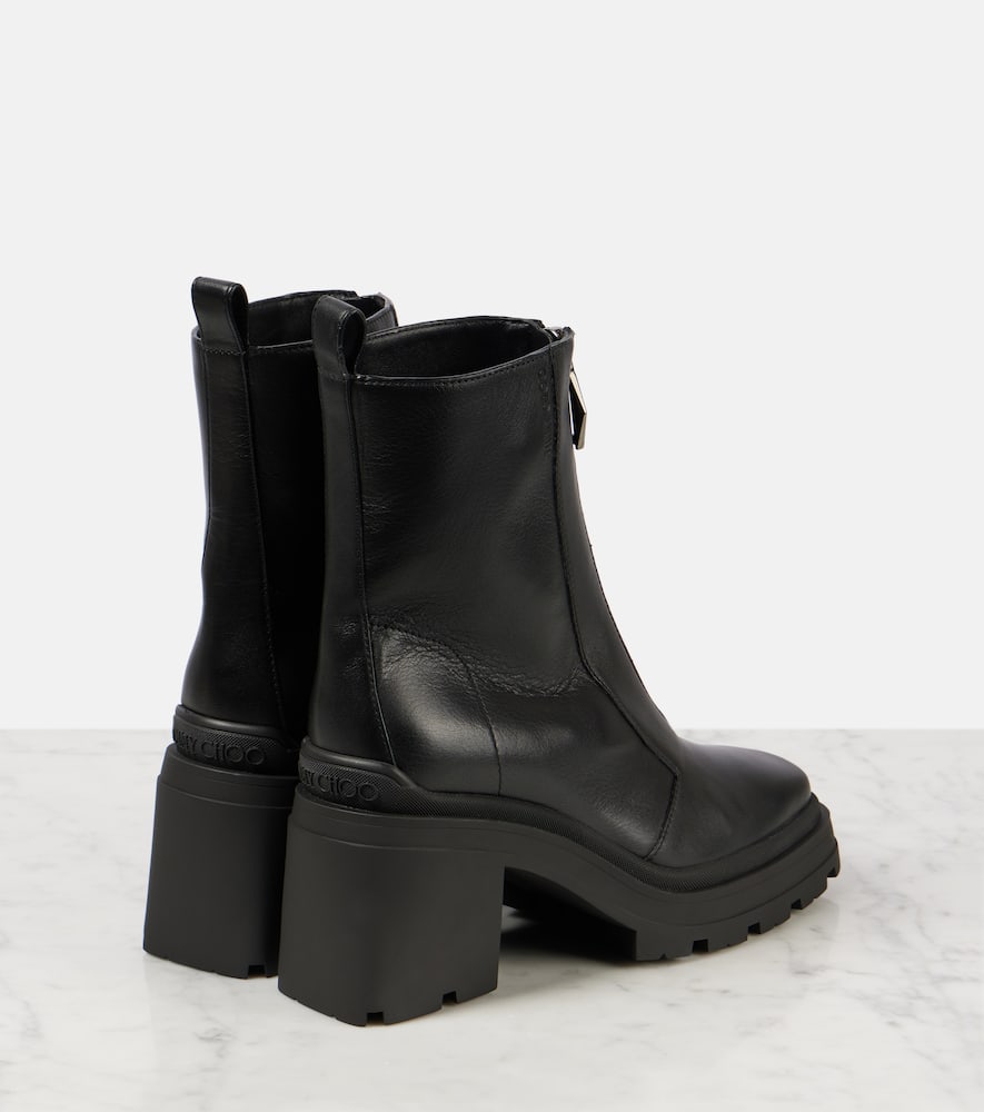 Jimmy Choo Eugenie 80 leather ankle boots
