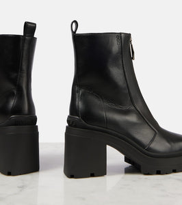 Jimmy Choo Eugenie 80 leather ankle boots