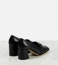 Jimmy Choo Evin 65 leather loafer pumps