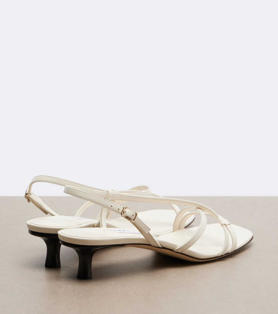 Jimmy Choo Farris leather slingback sandals