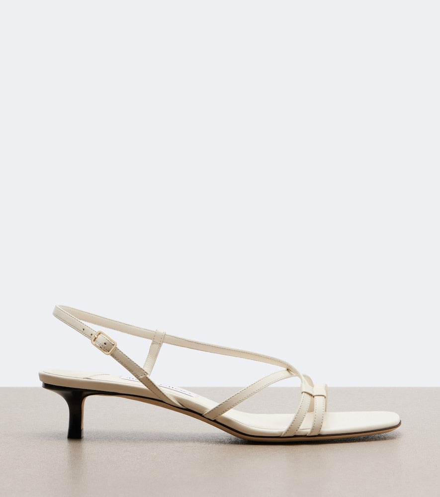 Jimmy Choo Farris leather slingback sandals